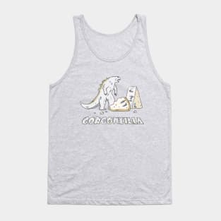 Gorgonzilla: King of Cheeses Tank Top